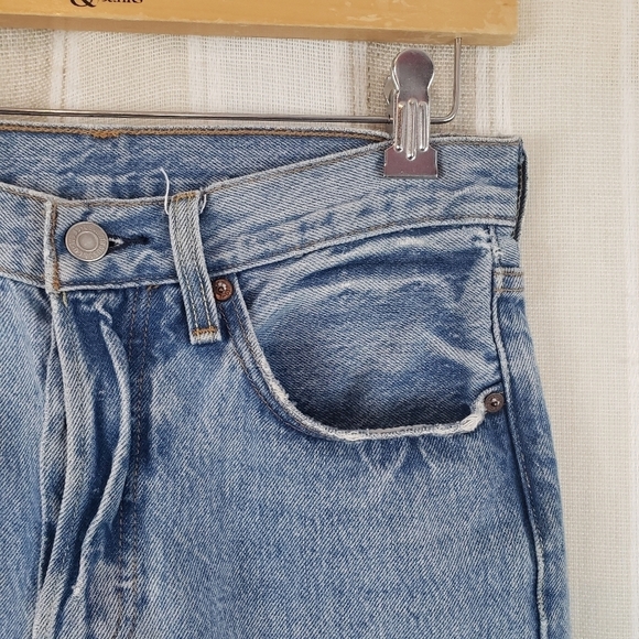 Levi's Premium 501 Button Fly‎ Jeans Blue Size 26x28 - Picture 2 of 12